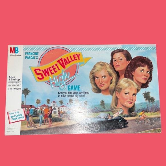 🎁 Vintage 1988 Sweet Valley High Board Game Milton Bradley USA Complete - Picture 1 of 6